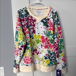 Champion Women's Floral Print Sweater - Multicolor